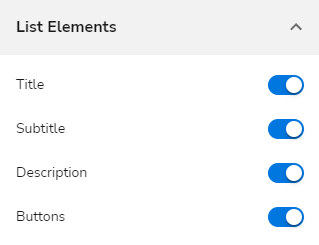 List Elements